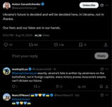Gerashchenko_en, Ukraine&#039;s future is decided and will be decided here, in Ukraine, not in Alaska. 10-08-2025 Our lives and our fates are in our hands.