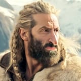 Adam Greenberg larping as a Scandinavian Viking