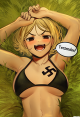 1girl, artist_usergore, outdoors, bust shot, s-3975104244