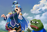 AI Aqua encounters frog