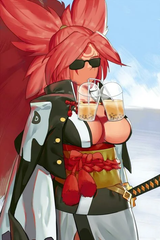 baiken booba tomboy samurai from guilty gear