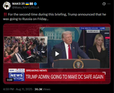 For the second time during this briefing, Trump announced that he was going to Russia on Friday… 11-08-2025 HD