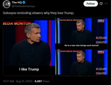 Thehistoriansqu 12-08-2025 Solovyov reminding viewers why they love Trump.