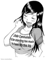 communism would destroy anime girl tits