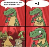 how many blacks to start a riot