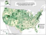 Income Map Of The Us 