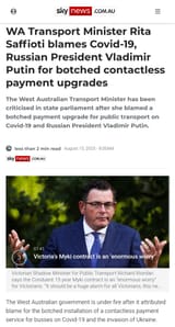 Aussie bus contactless payment Putler