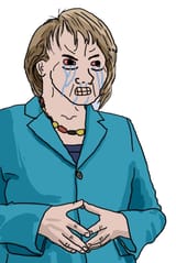 merkel cry