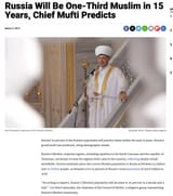 Russia Will Be One-Third Muslim in 15 Years Chief Mufti Predicts - The Moscow Times