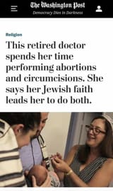 retired jew doctor abortion circumcision