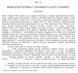 SPORAZUM ČETNIKA I USTAŠKIH VLASTI U GOSPIĆU
