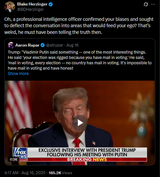 BDHerzinger 16-08-2025 Oh, a professional intelligence officer confirmed your biases and sought to deflect the conversation into areas that would feed your ego HD