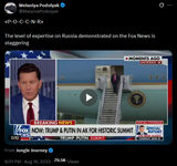 MelaniePodolyak 16-08-2025 «P-O-C-C-N-R» The level of expertise on Russia demonstrated on the Fox News is staggering HD