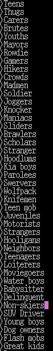 Moviegoers