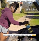 oil in the car nigger