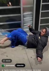 on the ground