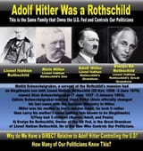 Adolf Hitler Was a Rothschild