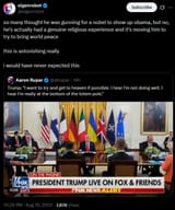 trump going to heaven