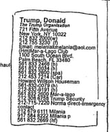 Trump listing