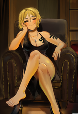 nsfw, 1girl, artist_usergore, indoors, armchair, s-2212716536