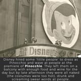Pinochio Premiere