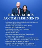 Biden-Harris Accomplishments - Illegals, Inflation, Gas Prices, Debt, War, Terrorism, etc. Presidency Failures Worst President Ever