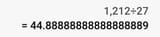 ratio