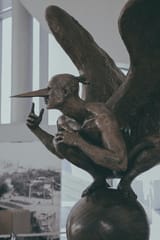artwork-sculpture-wings-mask-angel-hd-wallpaper-preview