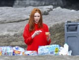 KarenGillanEatingSomething