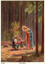 Marienkind (Our Lady&#039;s Child) - Postcard Germany 1910-1920 by Paul Hey