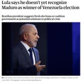 lula maduro election