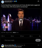 Former Republican congressman and Trump ally Matt Gaetz suggested, &#039;I have an idea. Offer Russia NATO membership.&#039; 21-08-2025 HD