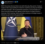 NATO Secretary General Rutte met with Zelensky. Key points, Turkey is ready to take responsibility for Ukraine’s maritime security 22-08-2025