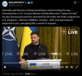 Zelensky said Russia is doing everything to avoid ending the war, stressing that a U.S.-Europe alliance shrinks Moscow’s &#039;space for war.&#039; 22-08-2025