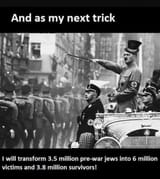 Hitler holocaust jew hat trick
