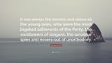 george orwell_the women and yound, swallowers of slogans