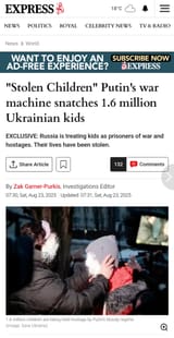 Putler stole the kids