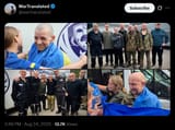 A prisoner exchange took place, with 146 for 146, according to Russian media. 24-08-2025