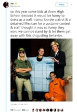 costume contest Trump&#039;s wall Border patrol