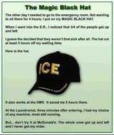 ICE magic hat