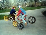 kids on bikes