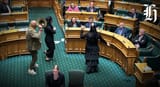 New zealand parliament natives maori chimping out