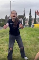 girl attack migrants