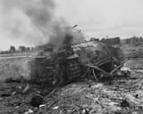 Japanese Type 97 Chi-Ha destroyed in China 1940.