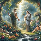 adam_and_eve_in_gods_garden_before_he_steals_a_nanotechnology_bulb_from_the_snake_protostar_universestudio_tree