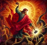 Christ_as_Thor