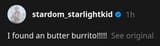 an butter burrito!!!!!