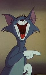 tom laughing