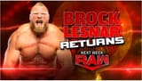 Brock Lesnar Returns to RAW