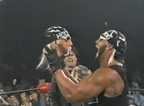 Hulk Hogan clowning with his head
